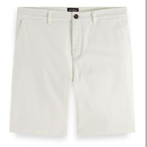 NWOT Scotch & Soda Men's Off White Stuart Shorts Sz 38
